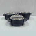 Manufacturer hot sale 1.8l-2.3l-2.8l export cross-border 3pcs insulated lunch box new item number 2422