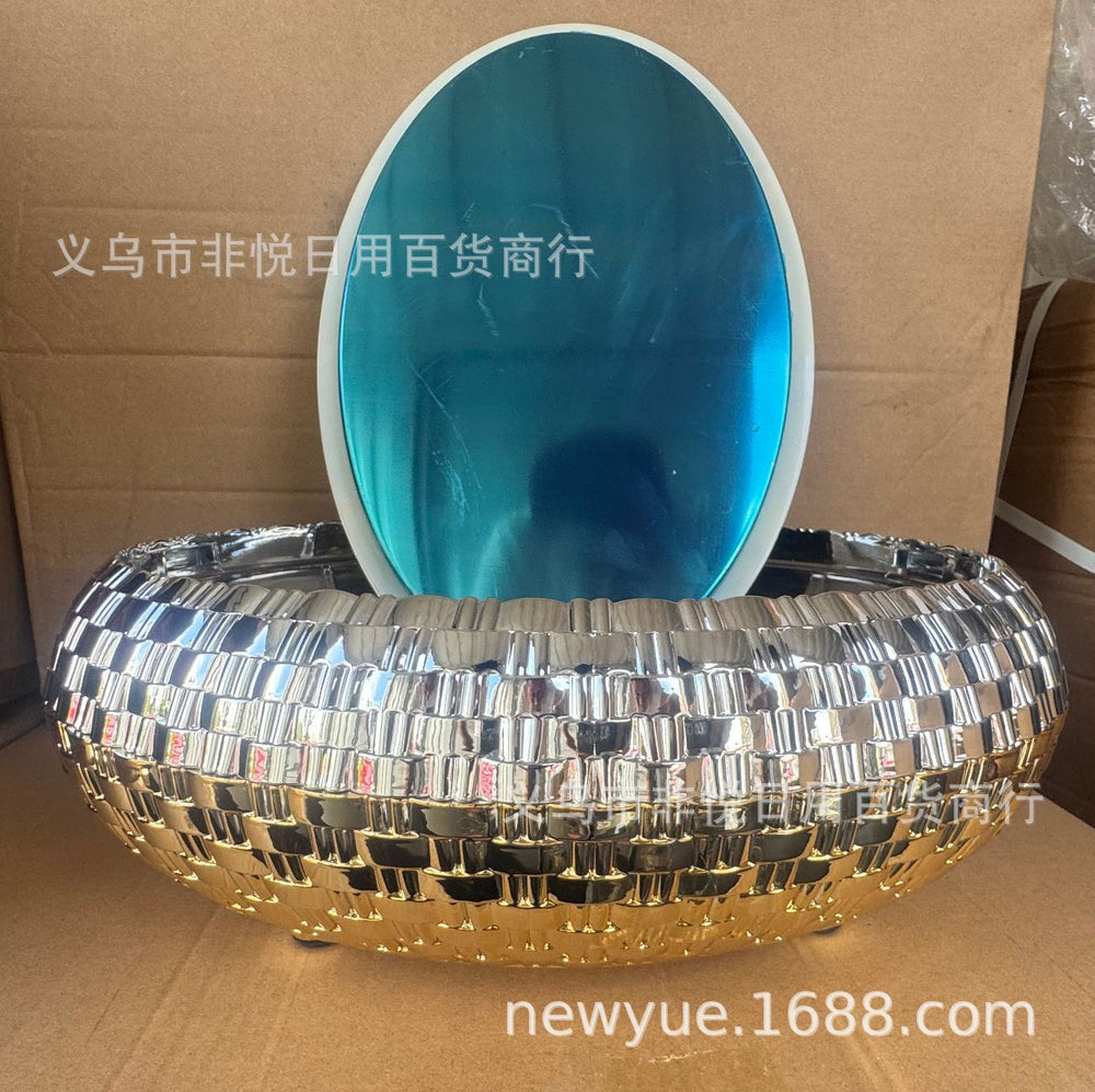 best-selling manufacturer direct sales insulated bucket fresh-keeping lunch box insulated box picnic outdoor fresh-keeping box with gold on top and gold on bottom