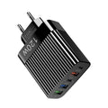 European and american standard multi-port mobile phone charger fast charging head 3usb+2c british standard five-port charging head suitable for huawei and apple