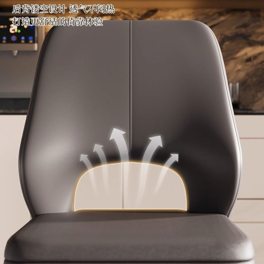 Modern home backrest chair casual minimalist stool nordic light luxury dining chair restaurant hotel dining chair thickened dining table chair