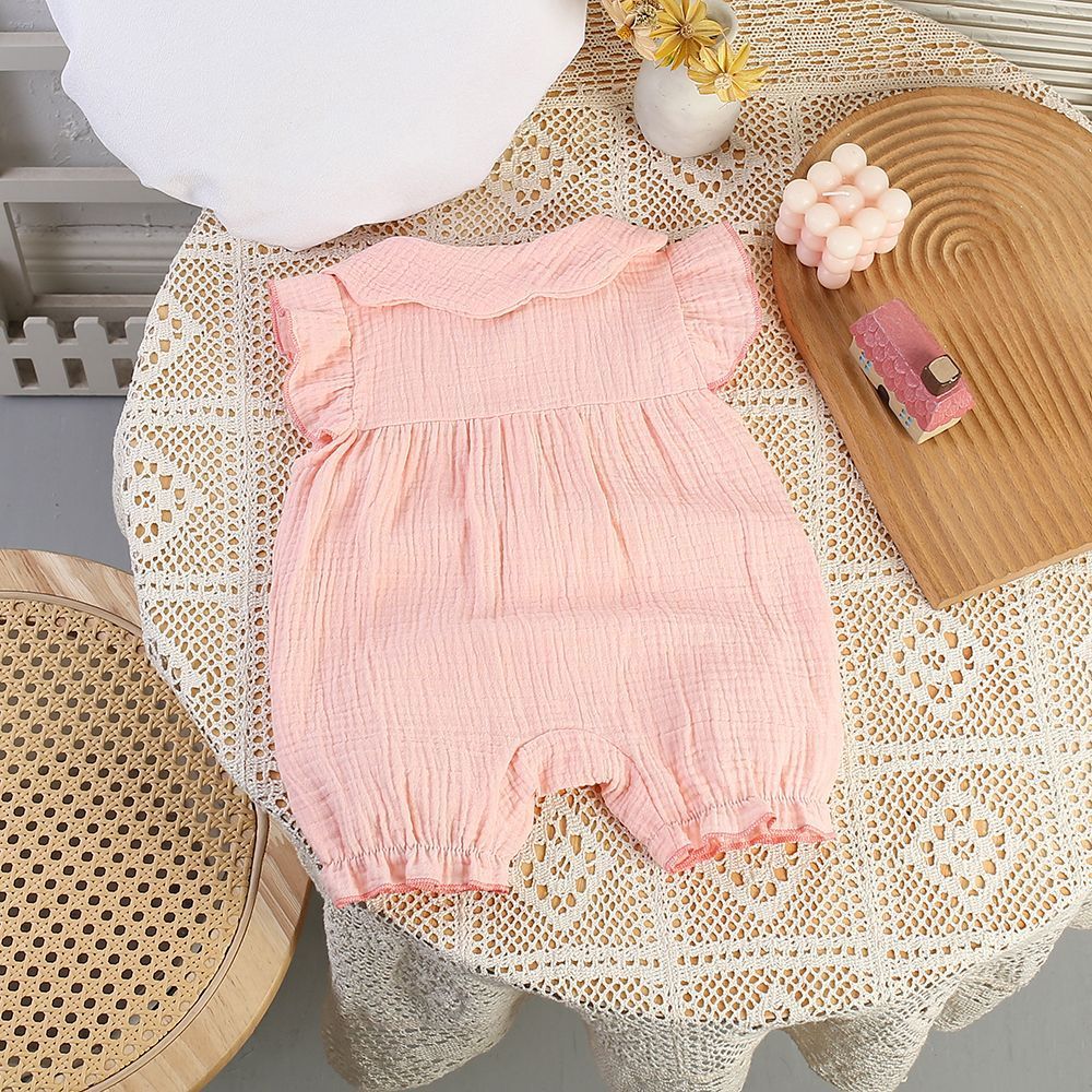 Baby rompers: lightweight summer styles for baby girls - perfect for full month, 100-day celebration, and princess outfits. adorable summer clothes for lounging, crawling, and outdoor adventures