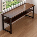 Double long desk student for home bedroom study writing desk rental house wall-mounted rectangular office computer desk