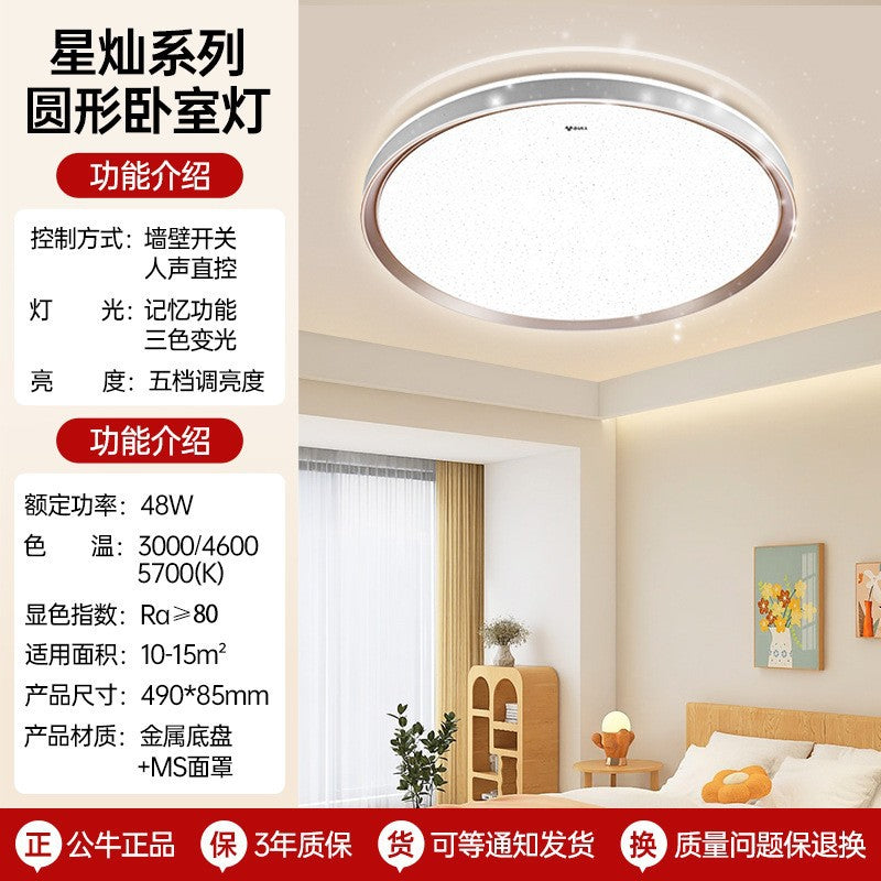 Ceiling light, living room light Modern simple lighting Bedroom light Balcony light LED ceiling light Bull lamp Home improvement