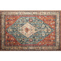 retro ethnic moroccan faux cashmere rug - durable, stain-resistant, perfect for living room coffee tables, bedroom bedside, and more