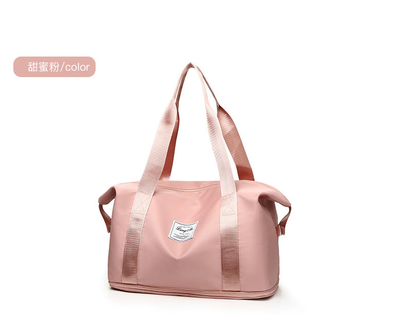Short-distance travel bag Large capacity female portable business trip anti-splash portable maternity storage bag Sports fitness bag Luggage bag