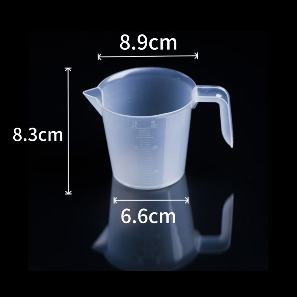 Measuring cup milk tea special tool measuring cup with lid food grade for home scale cup commercial meter plastic large capacity