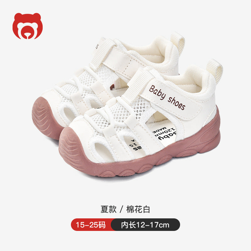 Toddler shoes for boys, summer sandals, infant soft-soled functional cartoon shoes, baby shoes for ages 1-3, children's shoes