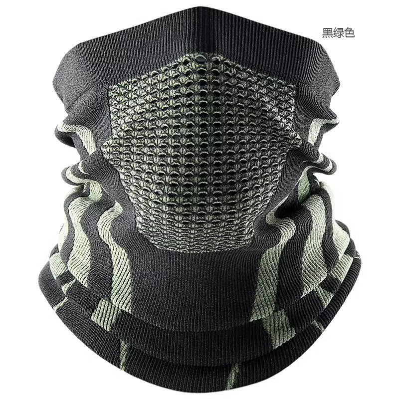 Winter warm windproof face mask cycling face cover neck gaiter skiing cold weather outdoor sports hiking ear protection neck warmer gear