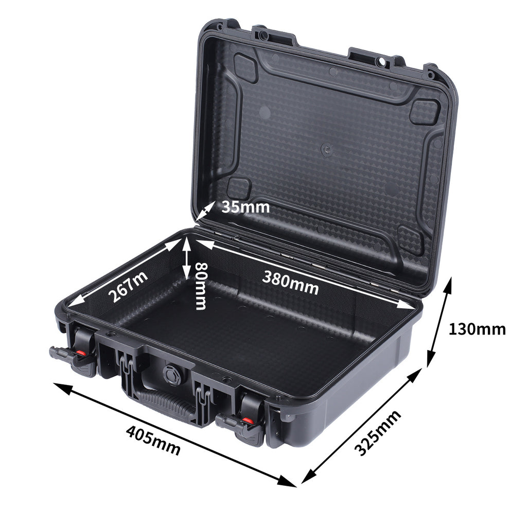 IP67 waterproof and compression resistant PP plastic drone multi-functional safety box Instrument photographic equipment protective box