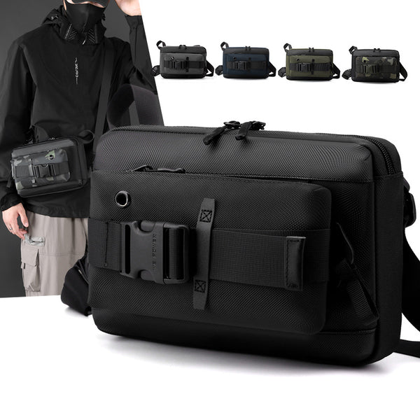WEPOWER New Functional Crossbody Bag Multifunctional Multipurpose Men's Breast Bag Sports Trendy Brand One Shoulder Crossing Breast Bag