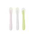 Nano silver liquid silicone spoon - soft-tip baby feeding spoon for complementary food, newborn feeding supplies, wholesale children's tableware