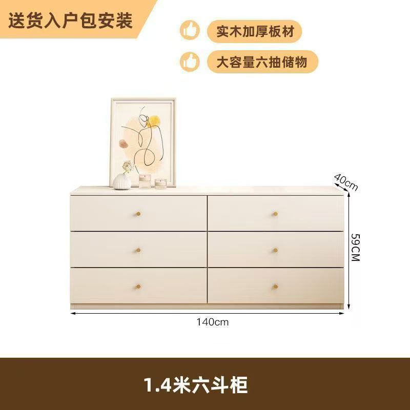 Corner dresser chest of drawers all-in-one cream style popular retractable dressing table bedroom ultra-thin dressing table