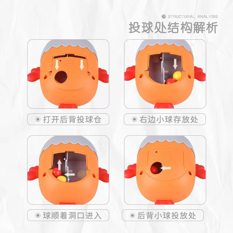 Kids puzzle desktop chick shooting toy finger press ejection concentration training casual decompression game console