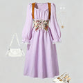 Girls' dress - cross-border children's wear -  spring/autumn new collection - french court style medieval retro long-sleeved princess dress