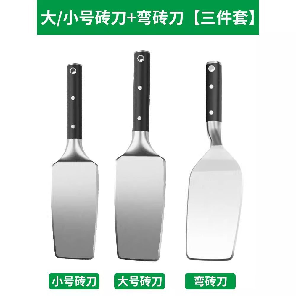Baolian stainless steel brick knife, all-steel tile knife, bricklaying, wall trowel, bricklayer, all-in-one special bricklaying, mortar knife, mason