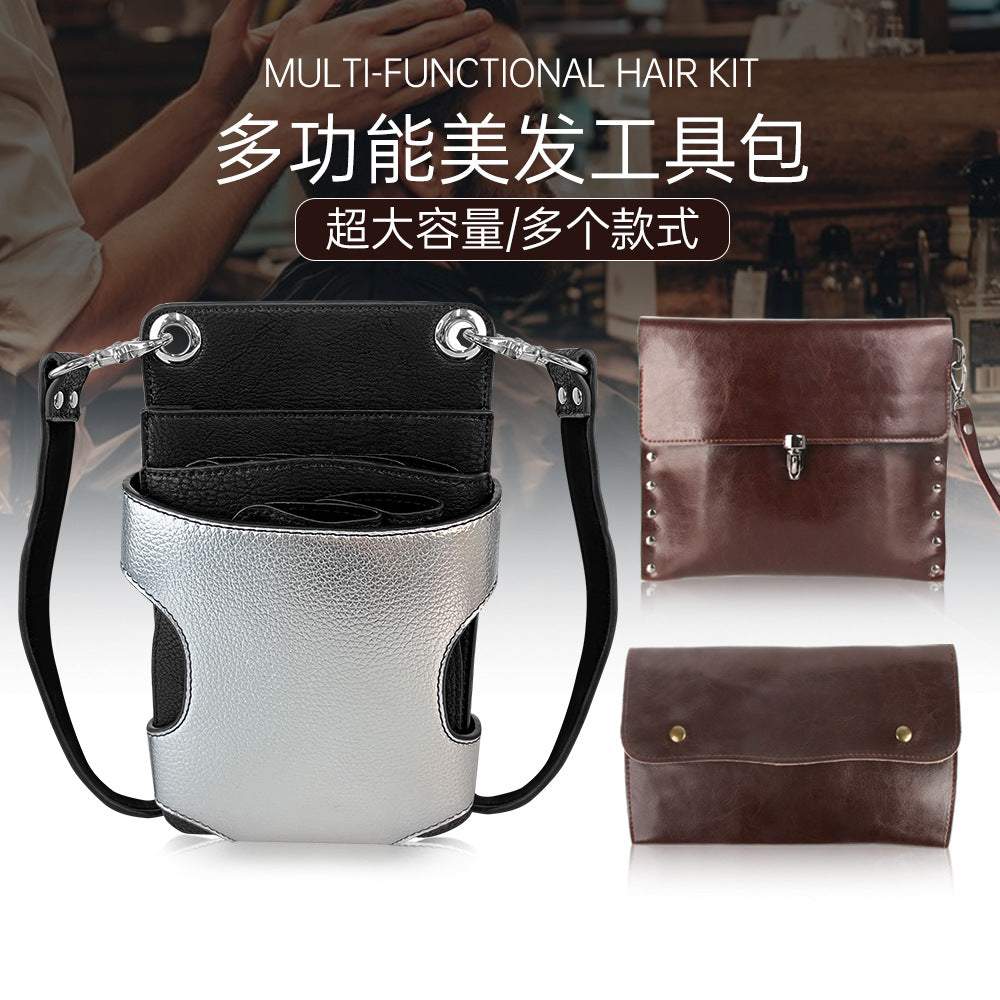 Hair Kit Hair Salon Hair Stylist Toolbox Portable Haircut Bag Storage Bag Large Capacity Barber Shop Scissor Bag