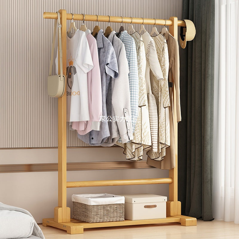 Simple hanger Floor-to-ceiling bedroom corner coat rack Multifunctional home balcony drying rack Clothes storage rack