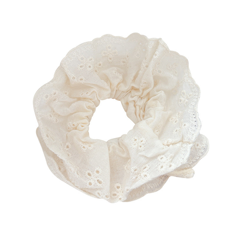 Bow tie large intestine hair tie for women, cute sweet high elastic scalp hair tie, classy summer hair tie headwear