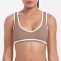 European and american style seamless color block sports bra - sexy, fashionable, quick-drying, and perfect for running and fitness