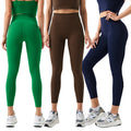 Eco-friendly fabric new no-camel-toe workout leggings - women's high-waisted compression pants for training, pilates, fitness, and yoga
