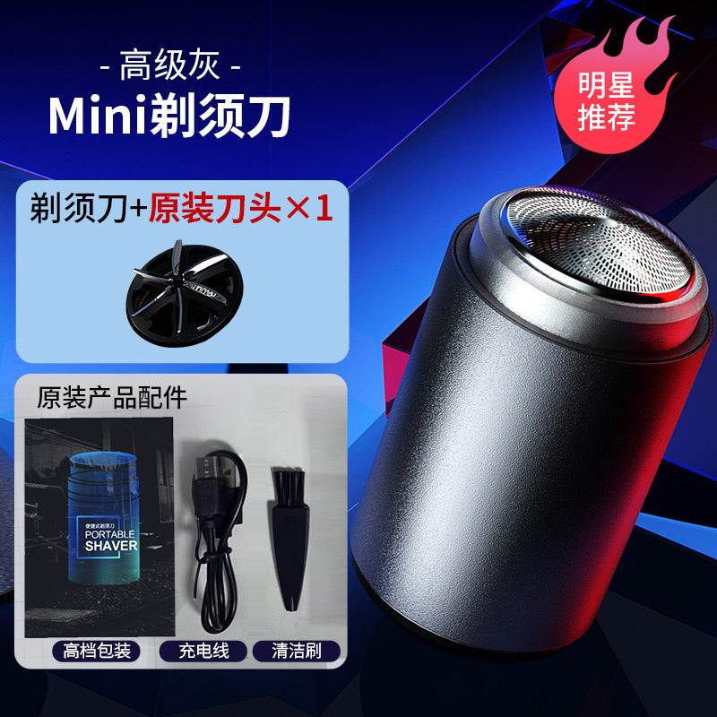 electric mini shaver for men, usb rechargeable, full body washable, portable razor
