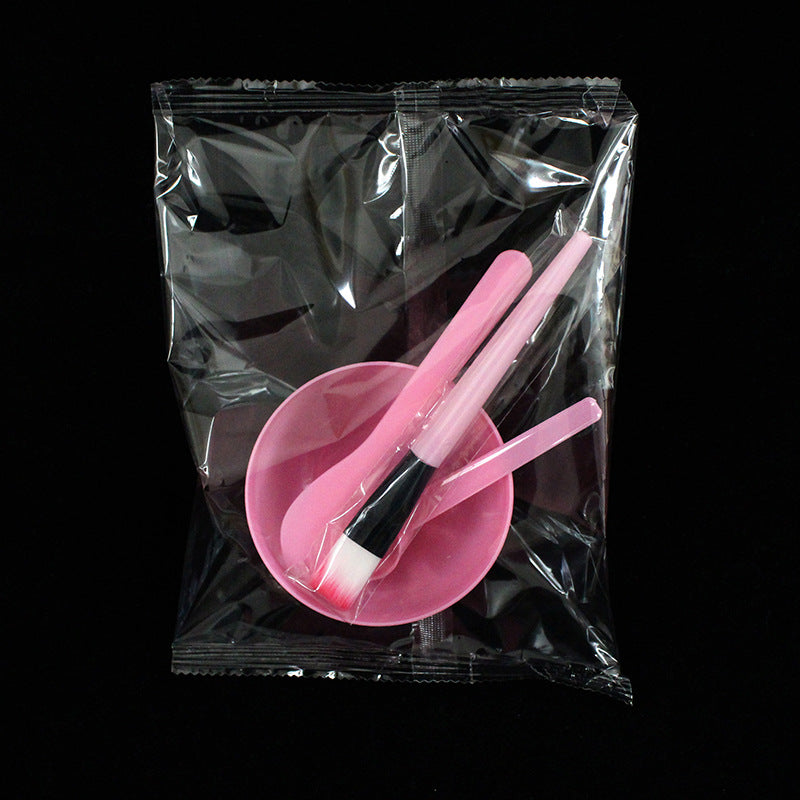 Wholesale beauty supplies: plastic mask mixing bowl, mask brush, and makeup brush set for diy sheet masks