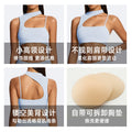 women's thin shoulder strap oblique shoulder yoga classy sense intimates women's fitness yoga beautiful back sling sports bra