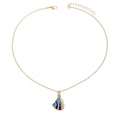 Wholesale seashell necklaces - european & american cross-border niche design jewelry for women - ocean-themed fashion with enamel seashells, starfish, and choker necklaces