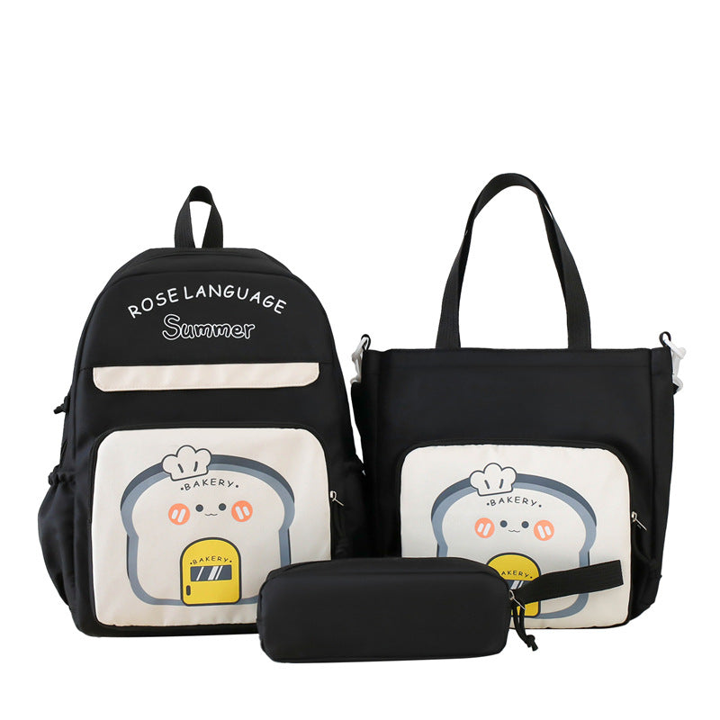 School bag male new primary school students tutoring bag large capacity primary and secondary school backpack cute cartoon children backpack