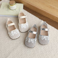 Girls' knitted mary janes - new spring/summer collection: baby first walkers, bow-tie princess shoes, trendy kids' school shoes