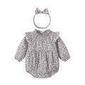 Newborn baby romper - autumn new arrivals: baby girl princess bodysuit, 100-day celebration outfit, long-sleeve autumn clothes for toddlers