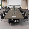 Saint li office conference table long table conference room table and chair combination bench table negotiation employee training table