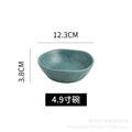 Irregular shaped bowls & plates - home ceramic salad bowl - nordic style shallow soup plate - matte minimalist flat plate - breakfast plate