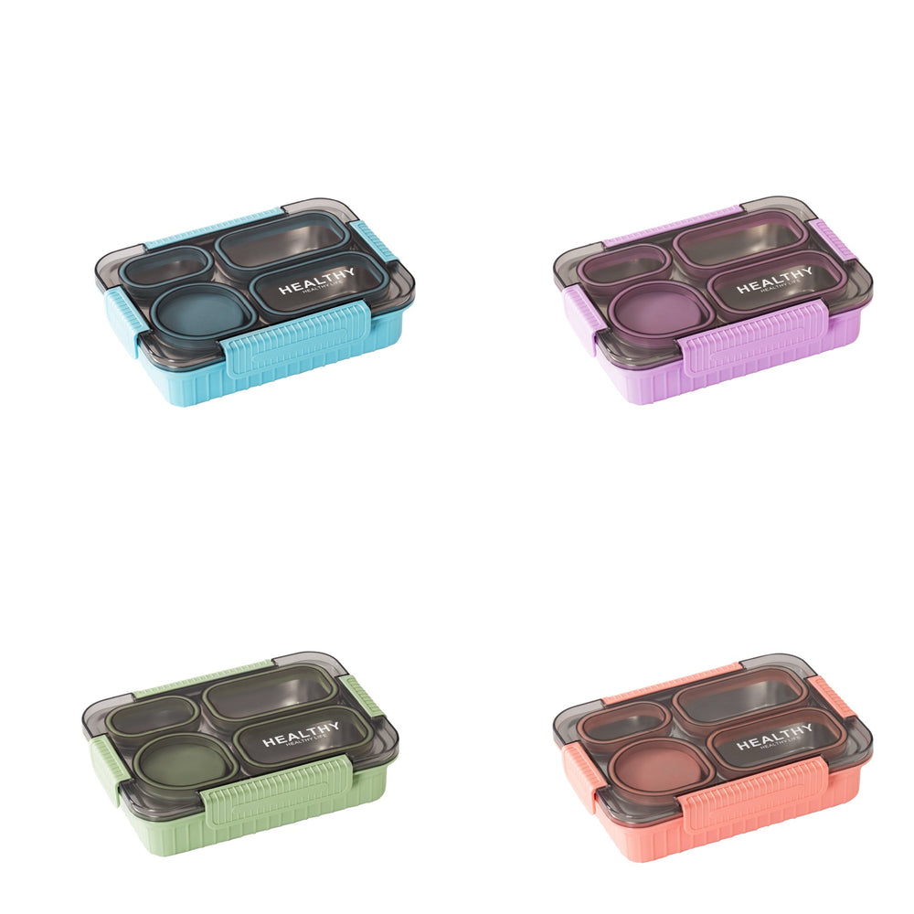 304 stainless steel insulated lunch box - perfect for kids, office workers, and students. features divided compartments and microwave-safe heating