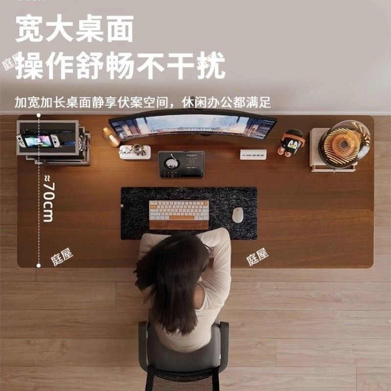 Garden house solid wood computer desk desktop office desk student writing desk for home bedroom e-sports desk workbench table