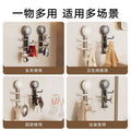 Suction cup hook rotate punch-free strong load-bearing entrance hat storage bracelet key pendant bathroom storage rack