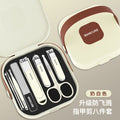 Cost-effective [anti-splash-suitcase 8-piece set] milk white