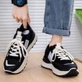 Popular men's shoes winter2025new arrivalmen breathable sports casualeasiest for matchthick solewaffle dad trendy shoes