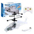 children's remote control aircraft, drop-resistant sensor suspension helicopter with lights, drop-resistant aircraft, street stall toys