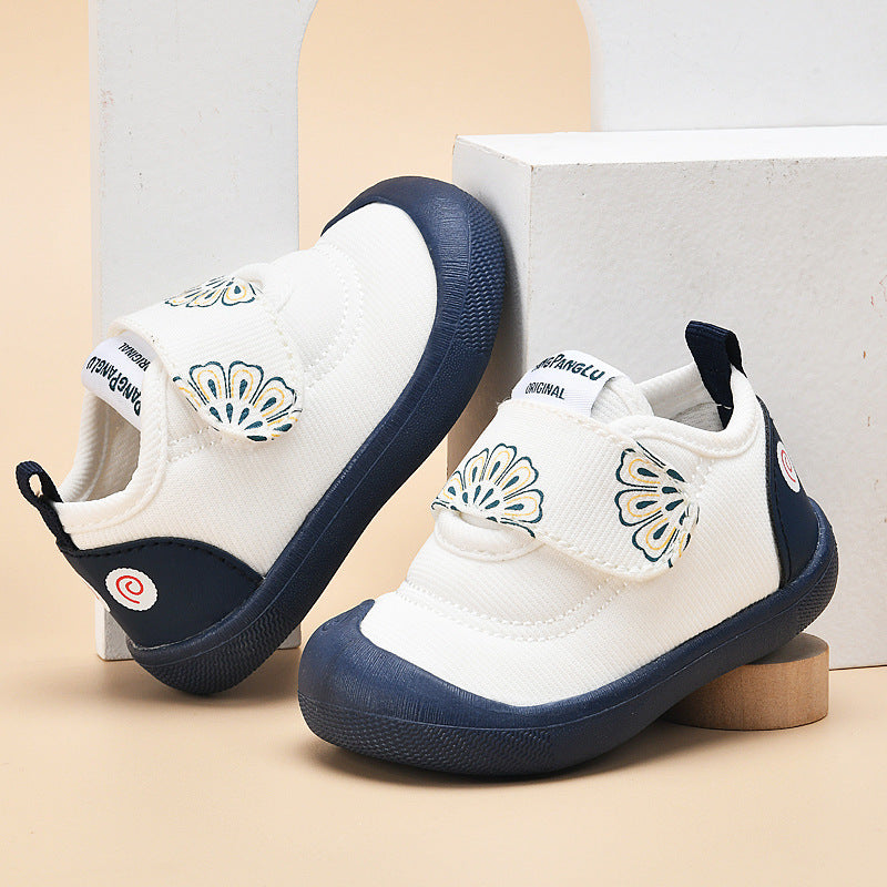 Toddler shoes for baby boys 0-1-3 years old, infant shoes for spring and autumn, soft sole, non-slip, breathable, and secure fit for baby girls