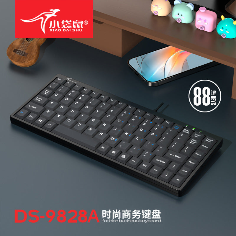 Little kangaroo ds-9828 notebook keyboard ps/2 round port industrial pc wired keyboard usb numeric keypad industrial