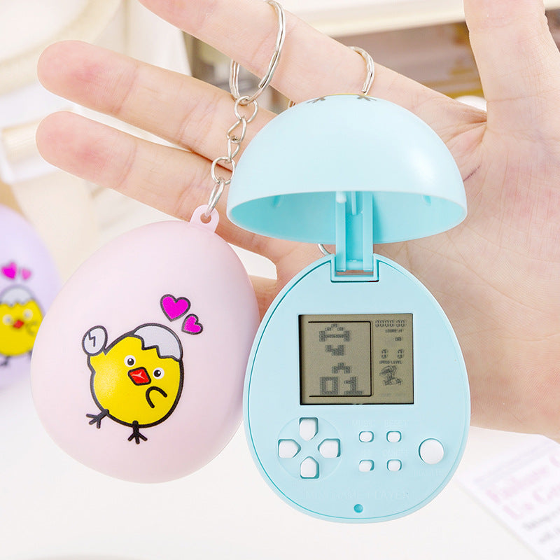 Pocket mini tetris game console - nostalgic classic puzzle toy, creative small gift, keychain wholesale