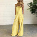 Independent station fashion  new  four-color polka dot wide-leg pants pants digital printing backless jumpsuit