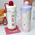Ready-to-ship, high-demand, aesthetically pleasing floating ball water bottle. made with 316 stainless steel, this insulated tumbler is perfect for students. large capacity, cartoon-style, and irresistibly cute