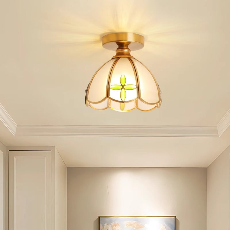 Huiyuan Entrance Light Aisle Light Luxury Retro Corridor Ceiling Light Home Light Medieval Balcony Lighting E