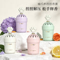 Gardenia scent car air freshener - premium solid perfume car fragrance diffuser