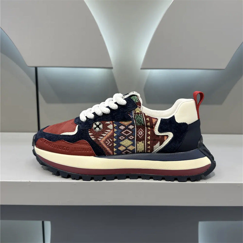 Men's 2026 spring bestseller: non-slip, wear-resistant, versatile "eggshell" sneakers - trendy, height-increasing, soft-soled casual dad shoes