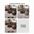 Office sofa coffee table minimalist reception area office sofa three-seater set living room small apartment