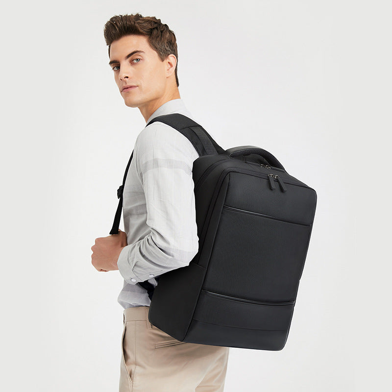 New travel backpack men's and women's large-capacity backpack simple business leisure schoolbag commuter computer bag men's wholesale