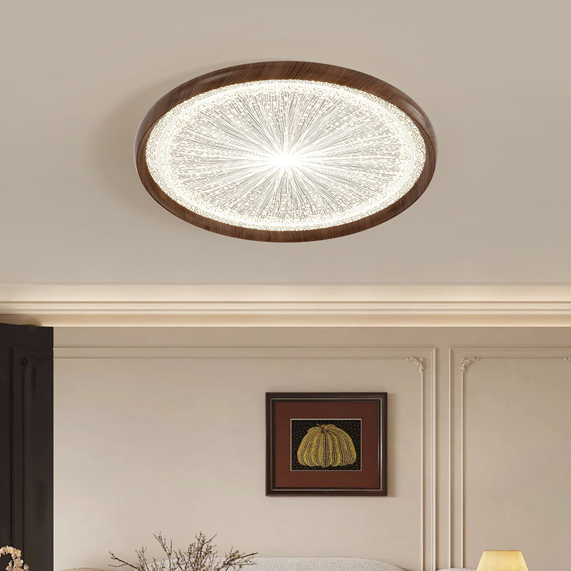 Full spectrum LED ceiling light eye protection living room bedroom dining room medieval house silent wind room Zhongshan lighting modern